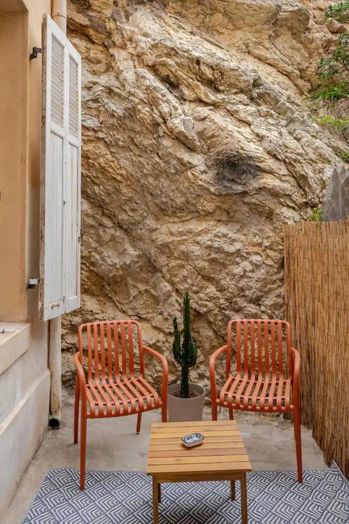 "La Baigneuse" Vallon Des Auffes Marsylia Zewnętrze zdjęcie