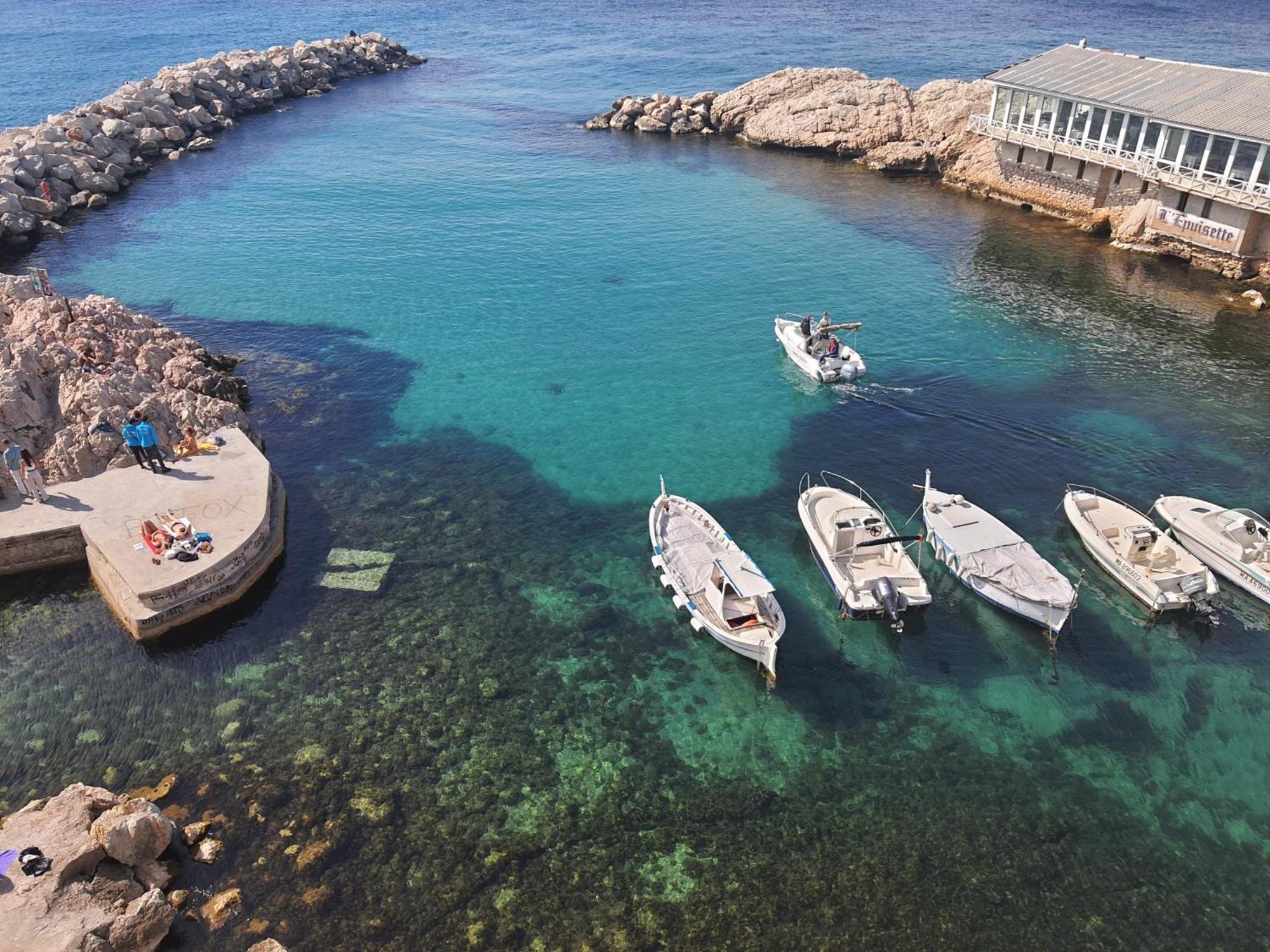 "La Baigneuse" Vallon Des Auffes Marsylia Zewnętrze zdjęcie
